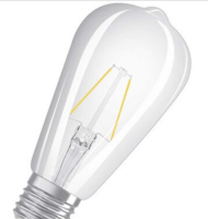 6 x Osram LED Star Edison 25 Leuchtmittel Filament E27 /...