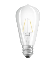 6 x Osram LED Star Edison 25 Leuchtmittel Filament E27 /...